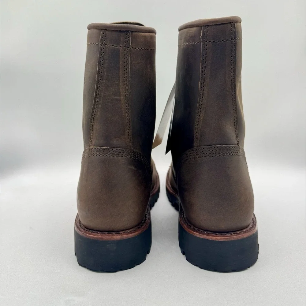 Chippewa Wood Classic 2.0 Boots Men's Size 10.5 D Brown Leather Soft Toe - Picture 13 of 16